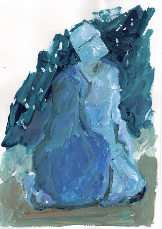 Knight Praying