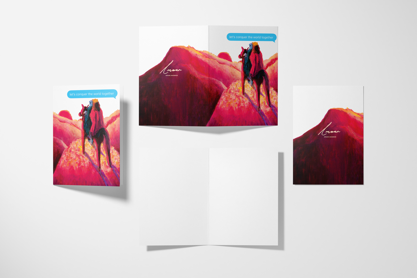 'Let's Conquer The World' Card