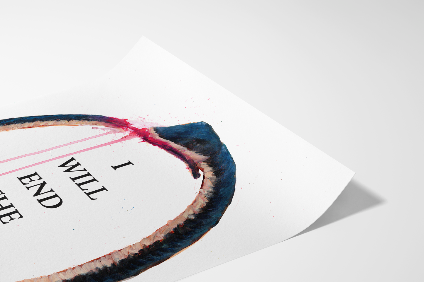 'I Will End The Cycle' Limited Edition Hand Signed Art Print