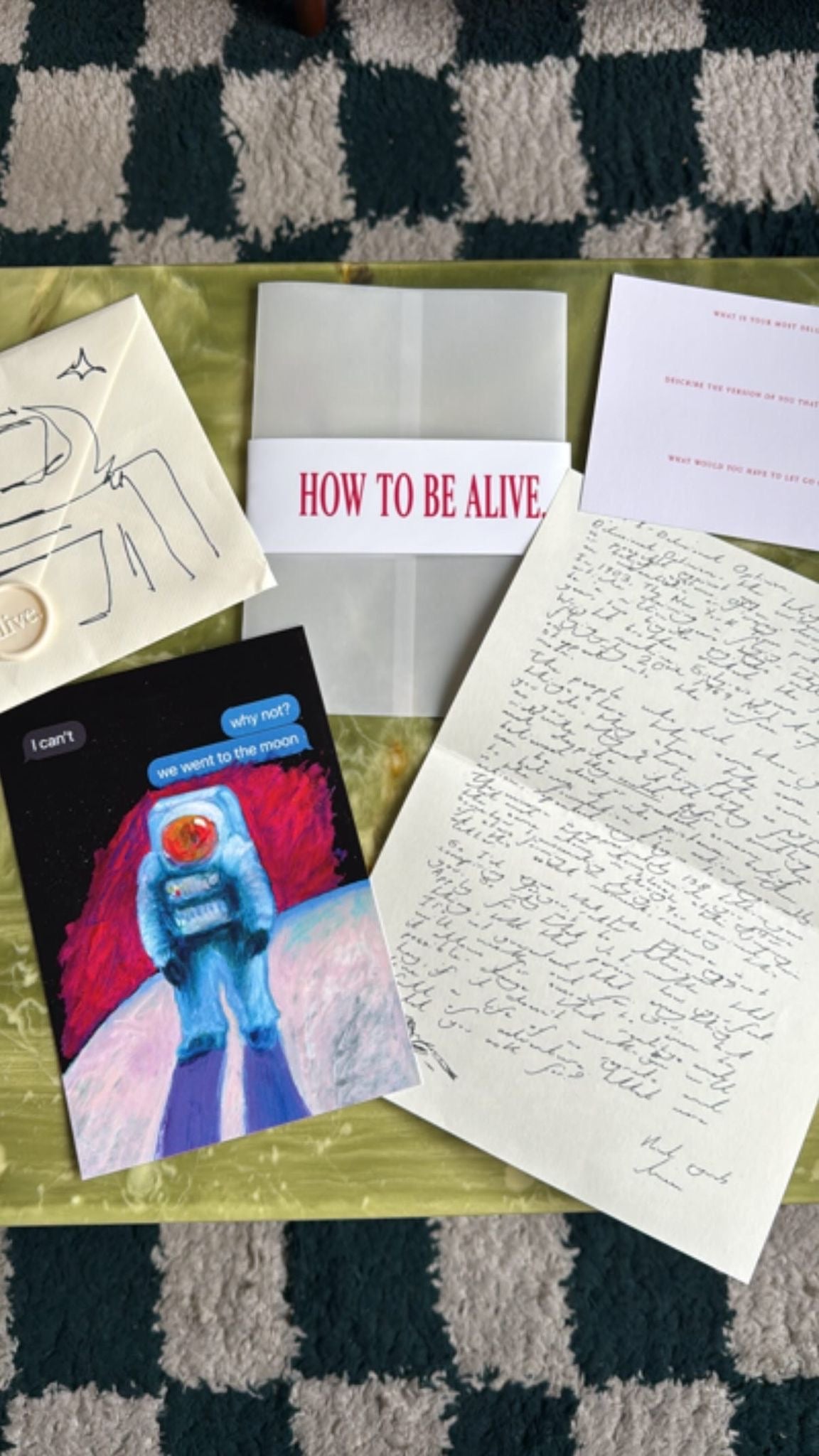 How To Be Alive Print Club